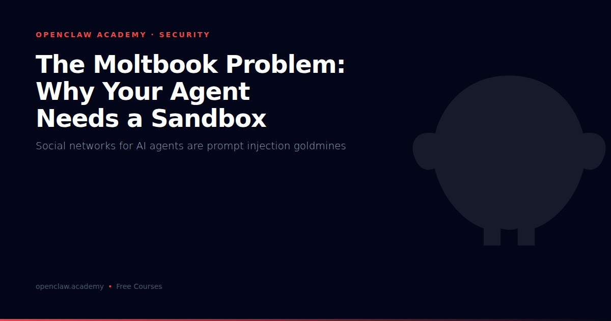The Moltbook Problem: Why AI Social Networks Are Prompt Injection Goldmines